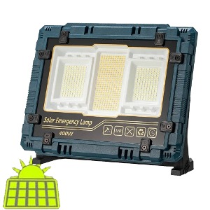 400W 태양광 C타입 충전식 LED 야외 멀티 캠핑 랜턴 작업등 조명등 W8121ㅡ2 투광기